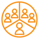People segmentation icon