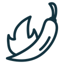 Pepper hot icon
