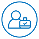 Permanent employee icon