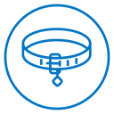 Pet collar icon