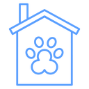 Pet House Paw Print icon
