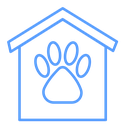 Pet shelter icon