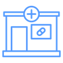 Pharmacy Storefront Building icon