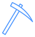 Pick axe Color Outline icon