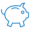 Piggy bank icon