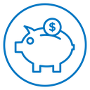 Piggy bank 7 icon