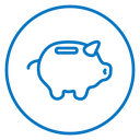 Piggy bank icon