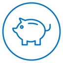 Piggy bank icon