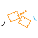 Pillow Color Outline icon
