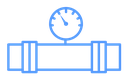 Pipe valve Color Outline icon