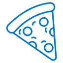 Pizza slice icon