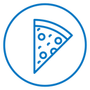 Pizza slice icon