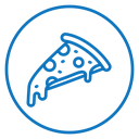 Pizza slice icon