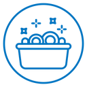 Plate washing icon