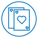 Playing cards icon