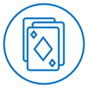 Playing cards icon