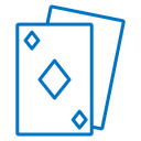 Playing cards icon