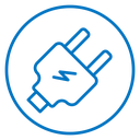 Plug adapter icon