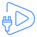 Plug and play Color Outline icon