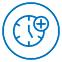 Plus hours icon