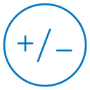 Plus minus icon