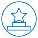 Podium star icon