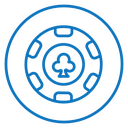 Poker chip icon