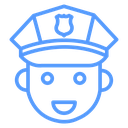 Police Officer Face icon