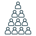 Ponzi scheme icon