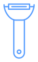 Potato peeler icon