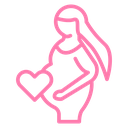 Pregnancy Care Heart icon