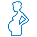 Pregnant woman icon