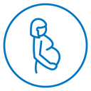 Pregnant woman icon
