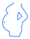 Pregnant woman icon