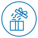 Present gift box 2 icon