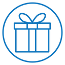 Present gift box 2 icon