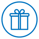 Present gift box 2 icon