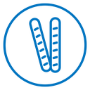 Pretzel sticks icon