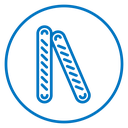 Pretzel sticks icon