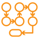 Process, method, step, procedure or workflow icon