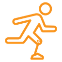 Prosthetic leg icon