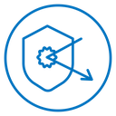 Protection from attack icon