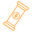 Protein Bar Color Outline icon