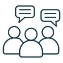 Public opinion icon