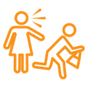 Purse snatcher icon