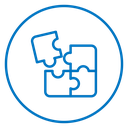 Puzzle pieces 2 icon