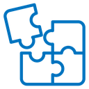 Puzzle pieces 2 icon