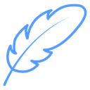 Quill Feather Sketch icon