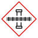 Railroad crossing sign 2 icon