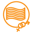 Rainbow LGBT flag icon